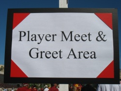 Meet and Greet sign