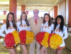 Song Girls with Coach O'Neill