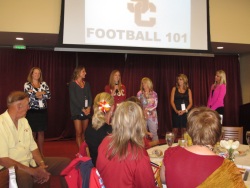 Layla Kiffin with some coaches' wives