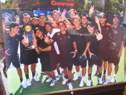 Tennis Championship picture in trophy case
