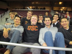Back row: Tanner Jansen, Robert Feathers, Austin Rysyk, and Henry Cassiday; Front row: Micah Christenson, Paul Yoder, Cristian Rivera, and Chris Trefzger