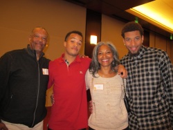 Michael, Shirell, and Chass Bryan with J.T. Terrell