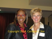 Cynthia Cooper and Donna Heinel