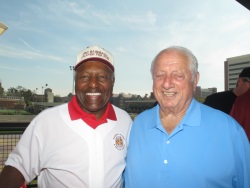 Don Buford and Tommy Lasorda
