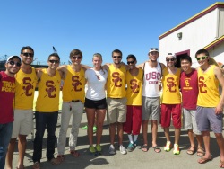 USC Men's Crew and Lindsay Gibson