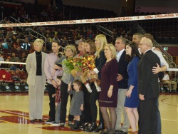 Katie Olsovsky, Toni Anderson and families