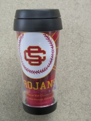 USC baseball mug