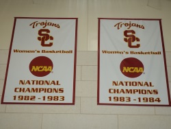 1983 and 1984 Championship banners