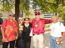 Dudley and Patti Poon, Jerry Ensom, and Jim Yee