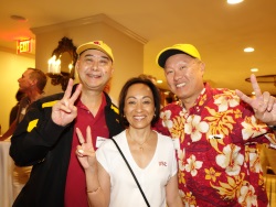 Steve Chock and Wandy and Larry Jung