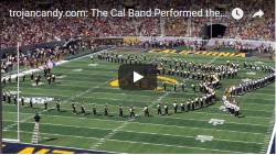 Cal Band Spell Out