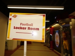 Football locker room