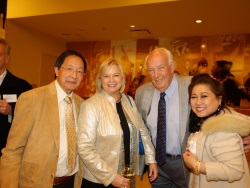 Louis Wong, Beverly and John Robinson, and Mary Jo Wong