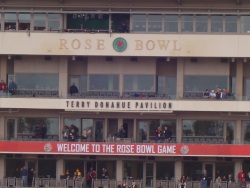 Rose Bowl press boxes