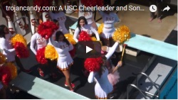 Cheerleader and USC Song Girl