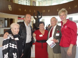 Kathy and Herb Goodman, Doris and Mel Hughes and Donna Heinel