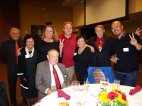 Dudley and Patti Poon, Anna Collier, Leland Waters, Doris Hughes, Jerry Ensom, Jeremy Wu and Mel Hughes