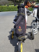 Malia Nam's golf bag