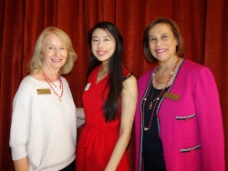 Jean Getchell, Elyssia Widjaja, and Mary Hall