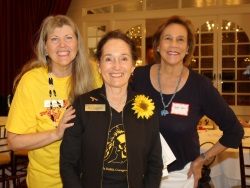 Sandy Johnston, Jane Bensussen and Mary Hall