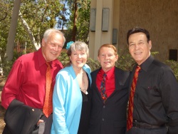 Rex and Sandy Johnston, Jerry Ensom, and Gaston Escamilla