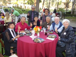 Dudley and Patti Poon, Lai Tan and Genaro Carapia, Candy and Jim Yee, and Lenore and Les Rukasin