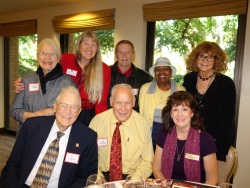 Rosalie Stewart, Sandy Johnston, Jerry Ensom, Katherine Moore, Marcia Montez, Bill Stewart, Rex Johnston, and Jeanne Niotta