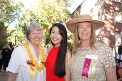 Sandy Johnston, Elyssia Widjaja, and Lois Booth