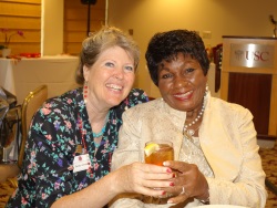 Sandy Johnston and Betty Gross