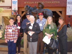 Vernon and Caren Edler, Bill and Rosalee Stewart, Rex Johnston, Barbara Hance and Rae Sharp