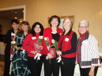 Sandi Hamper, Cynthia Simmons, Liz Matheny, Marian Fukuda, Peggy Hentschke, and Ann Palmer