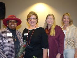 Katherine Moore, Carol Wright, Barbara Hance and Jean Getchell