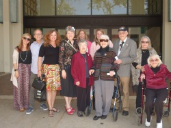 Missy and Jeff Troy, Sharon Wood, Sandy Johnston, Carol Thueson, Rosalee Stewart, Edith Stransky, Lois Booth, Dr. Debra Bradley, Bill Stewart and Faith C. Palermo