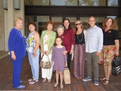 Marsha Jackson, Diane Barber, Irma Robles, Bridget Matusiak, Carol Thueson, Heather Matusiak, Missy and Jeff Troy and Sharon Wood