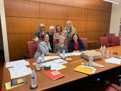 Mary Hall, Carol Thueson, Christine Ofiesh, Nikki Dana, Mary Indenbaum, Rosalee Pechersky and Sandy Johnston