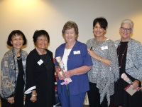 Candy Yee, Patti Poon, Valerie Sampson, Sandi Hampar and Ann Palmer