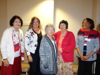 Patricia Dowling, Sharon Wood, Carol Thueson, Cathy Beyer and JoAnne Polite