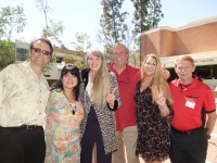 Craig and Liz Matheny, Sandy Johnston, Phil and Bonnie Suffridge and Jerry Ensom