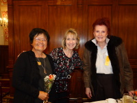 Patti Poon, Judith Harris and Evelyn Wilson