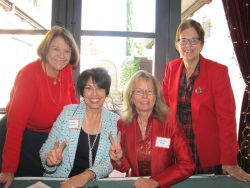 Patricia Dowling, Sandi Hampar, Valerie Kiley, and Ann Palmer